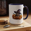 Halloween Mug - Witch Cat Hiding In Pumpkins