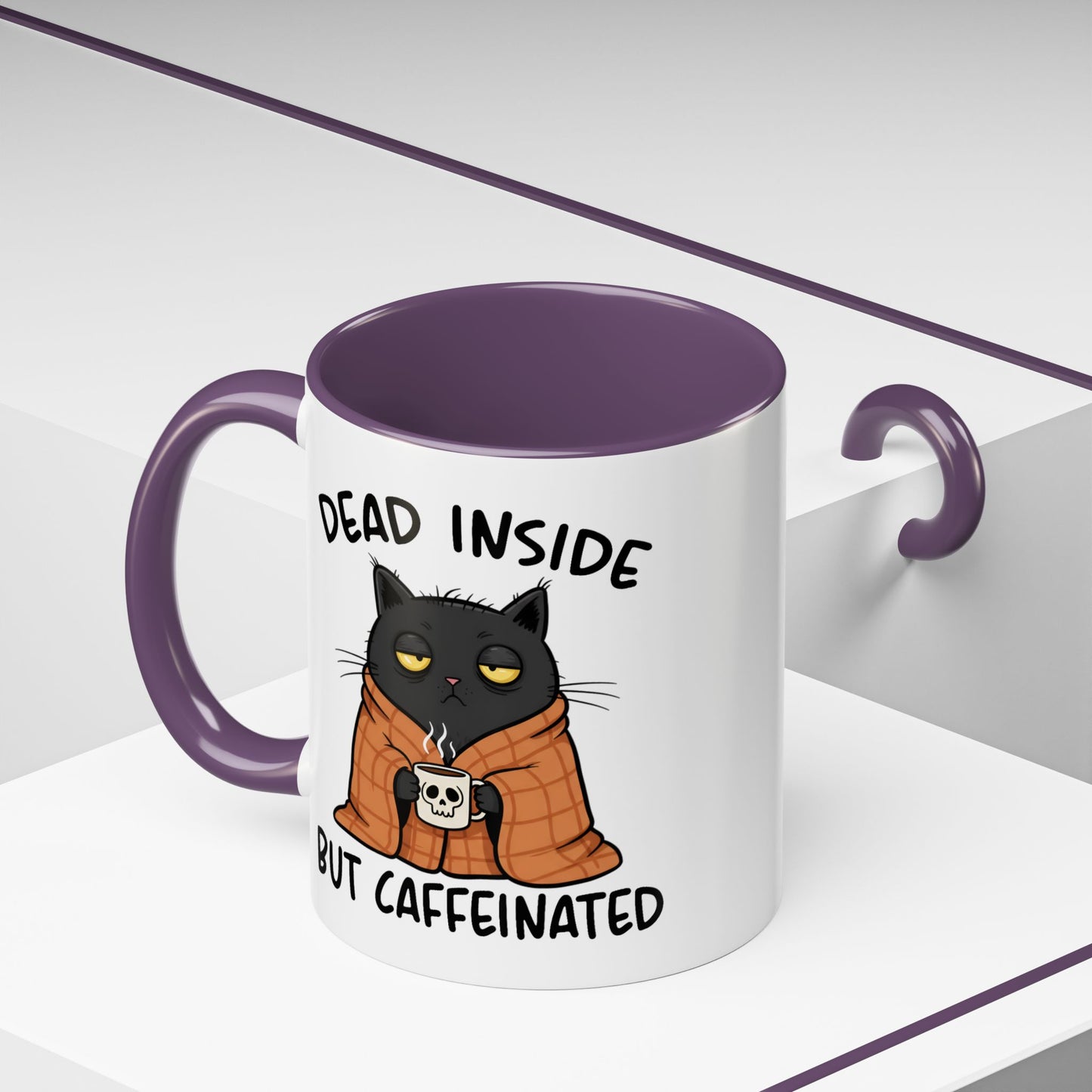 Animal Mug - Dead Inside But Caffeinated