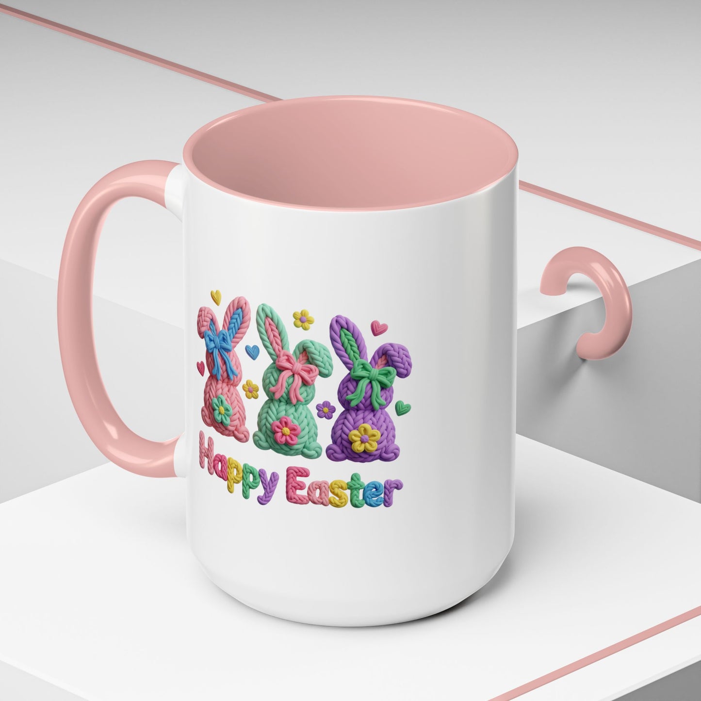Easter Mug - Crochet Bunnies