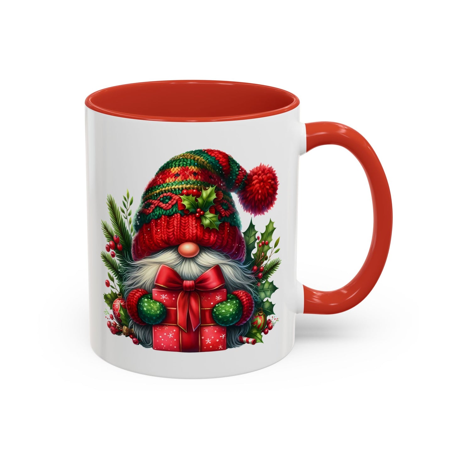 Christmas Mug - Gnome with Wrapped Present
