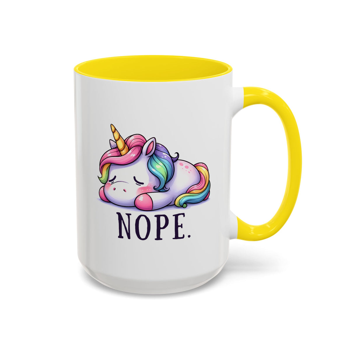 Humor Mug - Nope Unicorn