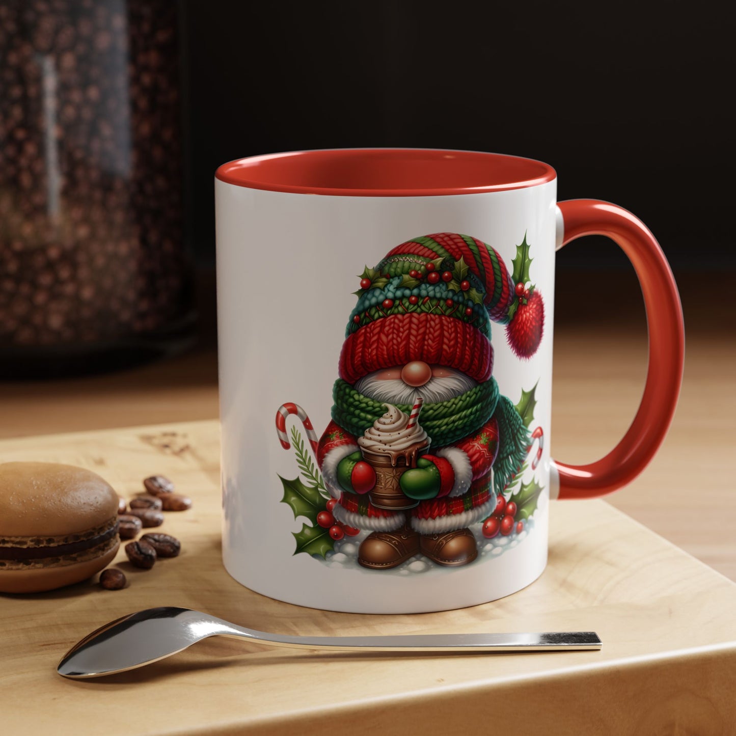 Christmas Mug - Gnome and Hot Chocolate