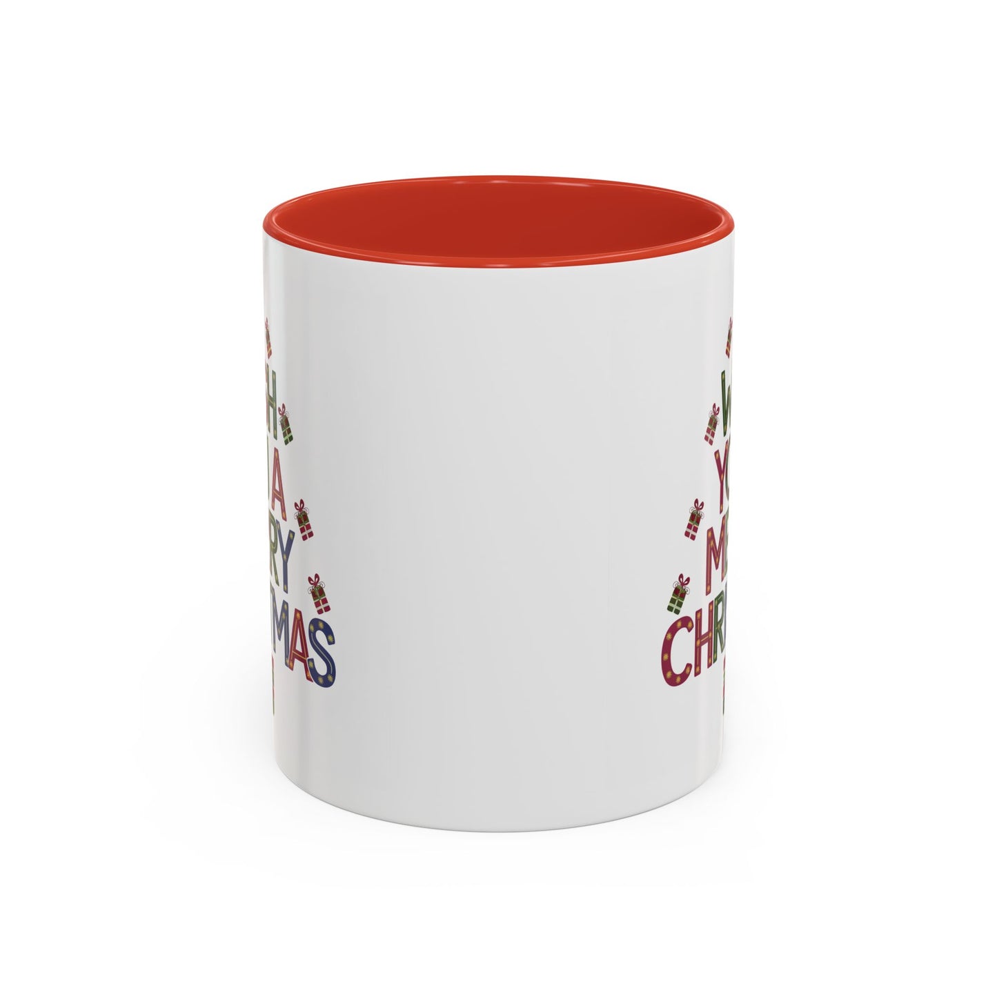Christmas Mug - I Wish You a Merry Christmas Present Treee