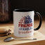 4th of July Mug - Friends Family Freedom Sunflower