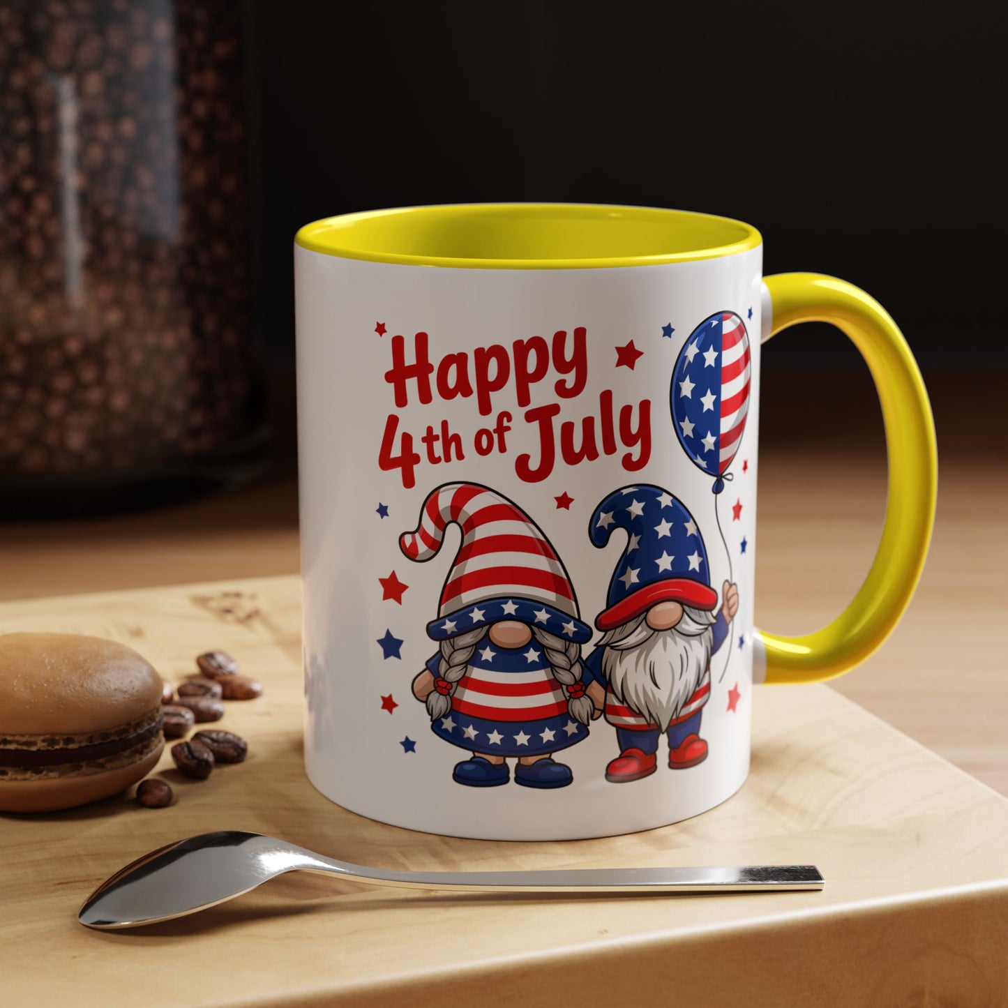 4th of July Mug - Happy 4th of July Gnomes