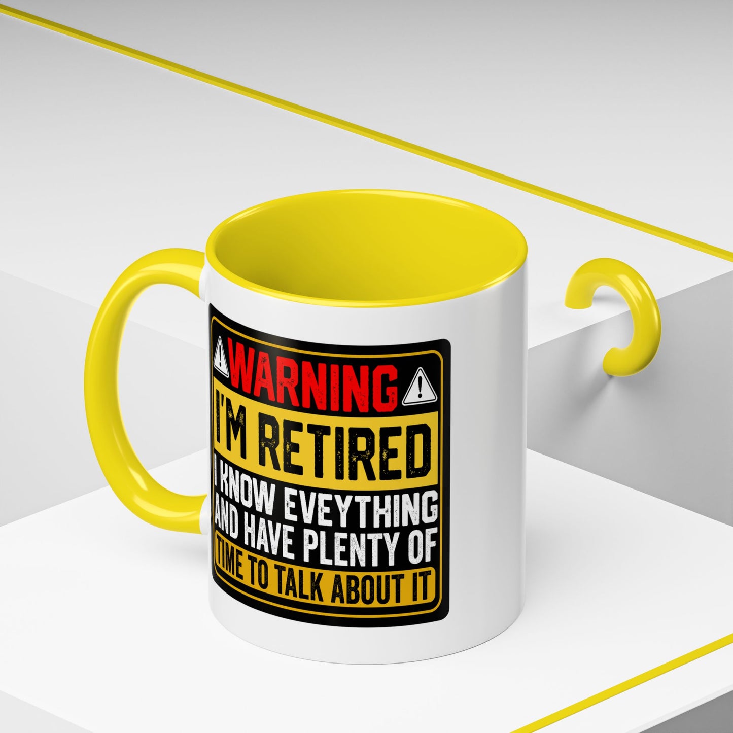 Office Mug - Warning I'm Retired