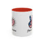 4th of July Mug - Peace Love America