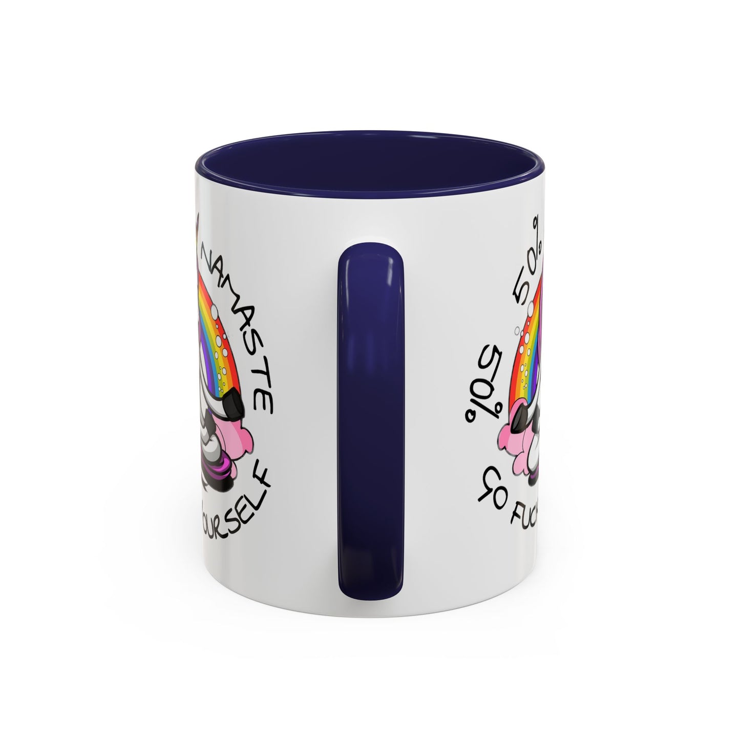 Adult Mug - 50% Namaste 50% Go Fuck Yourself