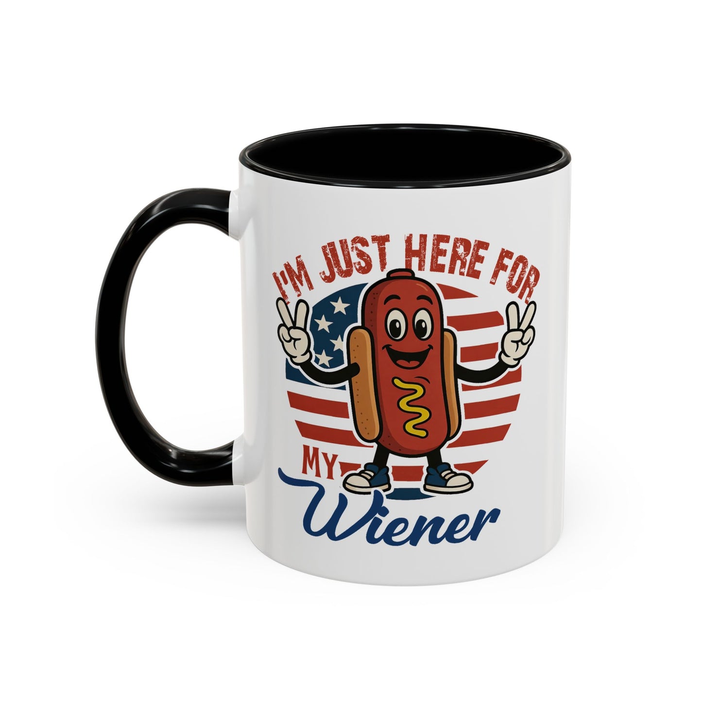 Adult Mug - I'm Just Here For My Wiener