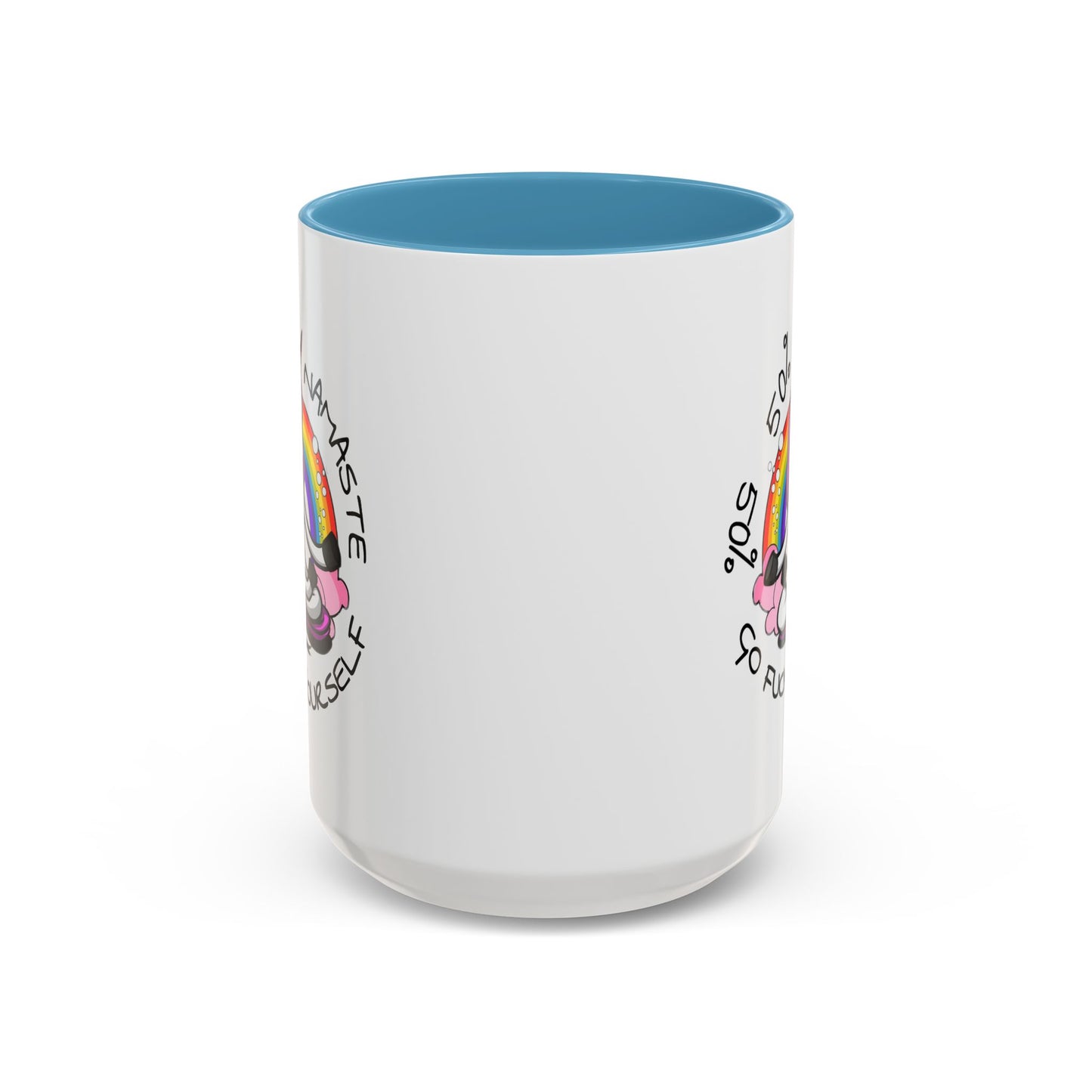 Adult Mug - 50% Namaste 50% Go Fuck Yourself
