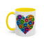 Animal Mug - Dog Paws Heart