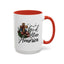 4th of July Mug - God Bless America Cross Flag