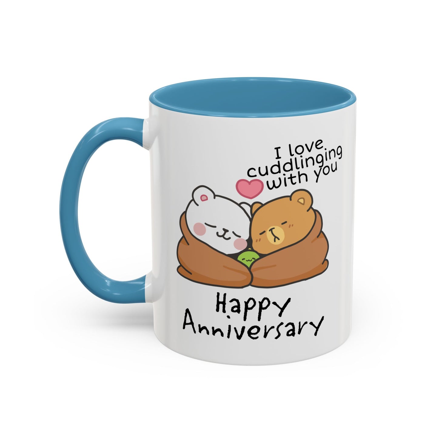 Anniversary Mug - I Love Cuddling With You