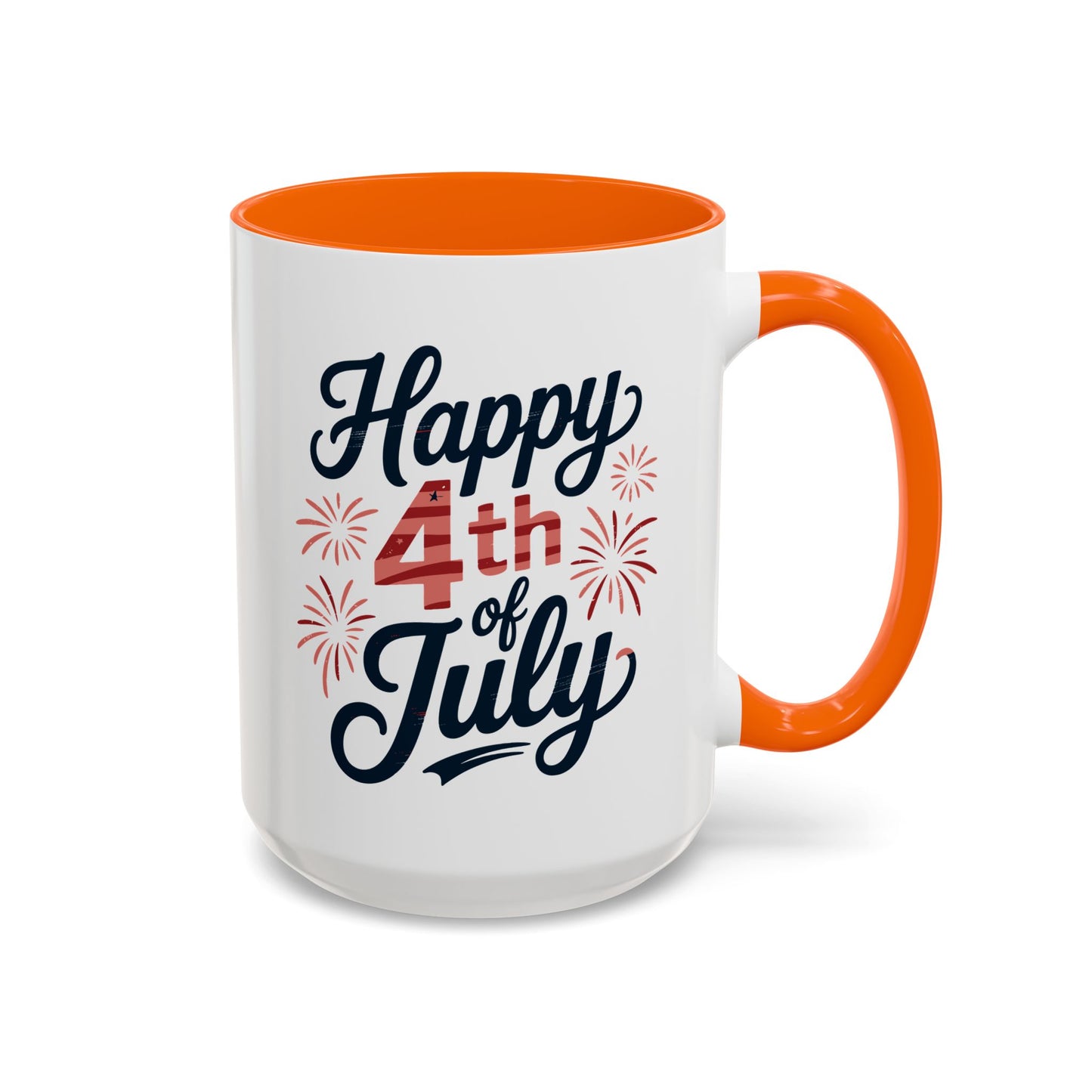 4th of July Mug - Happy 4th of July Fireworks