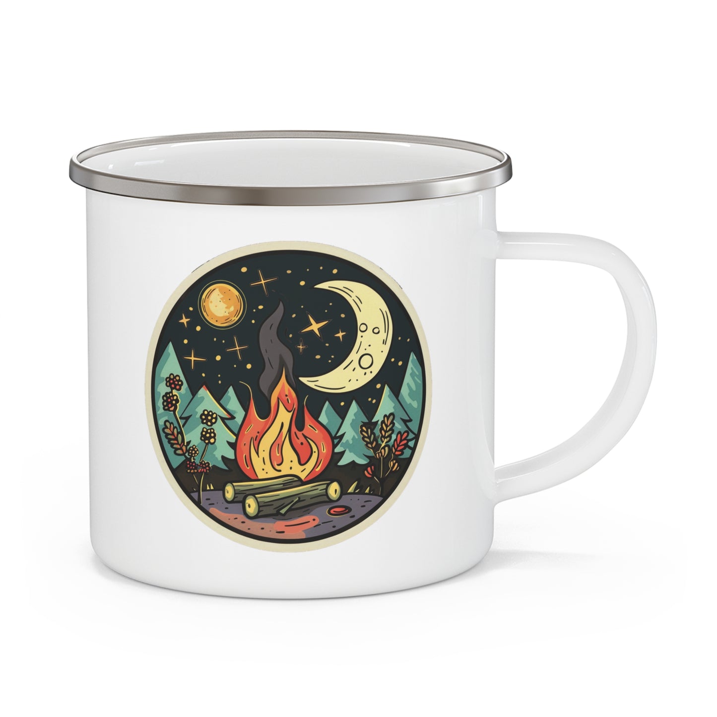 Adventure Mug - Nightime Campfire
