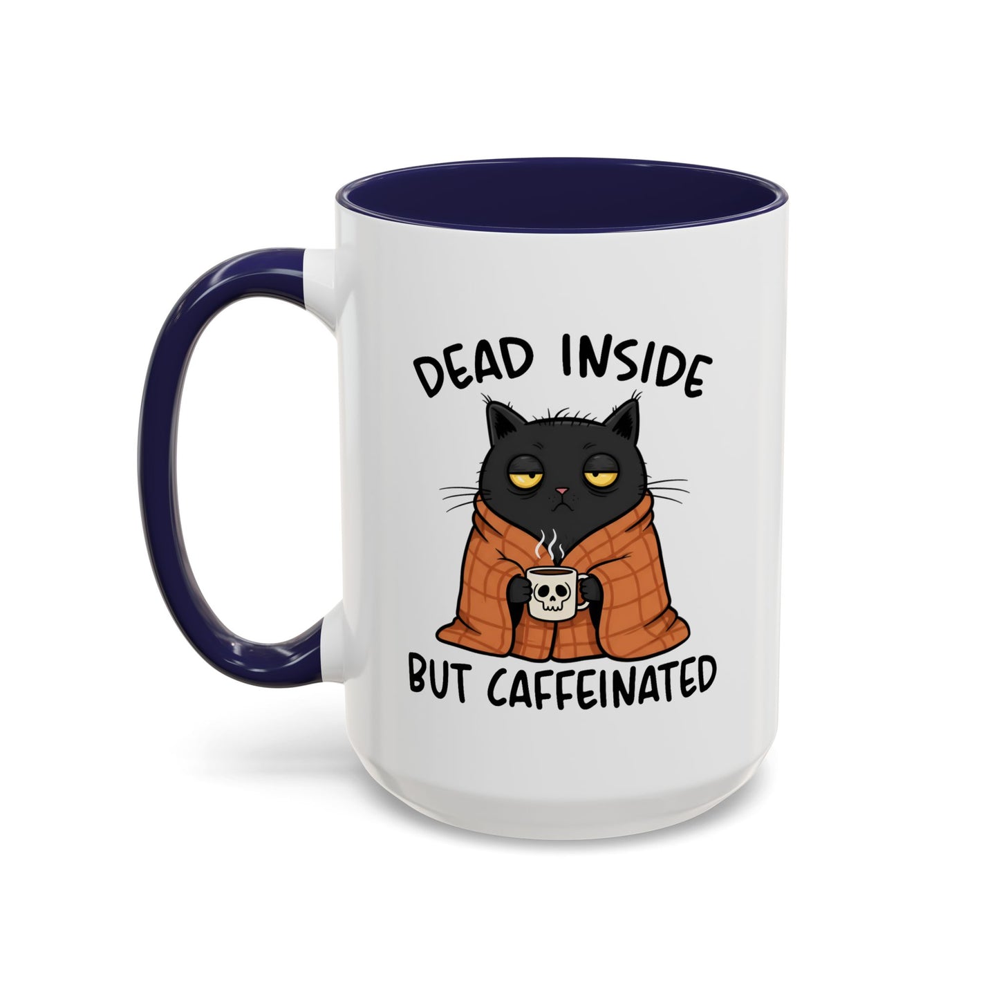 Animal Mug - Dead Inside But Caffeinated