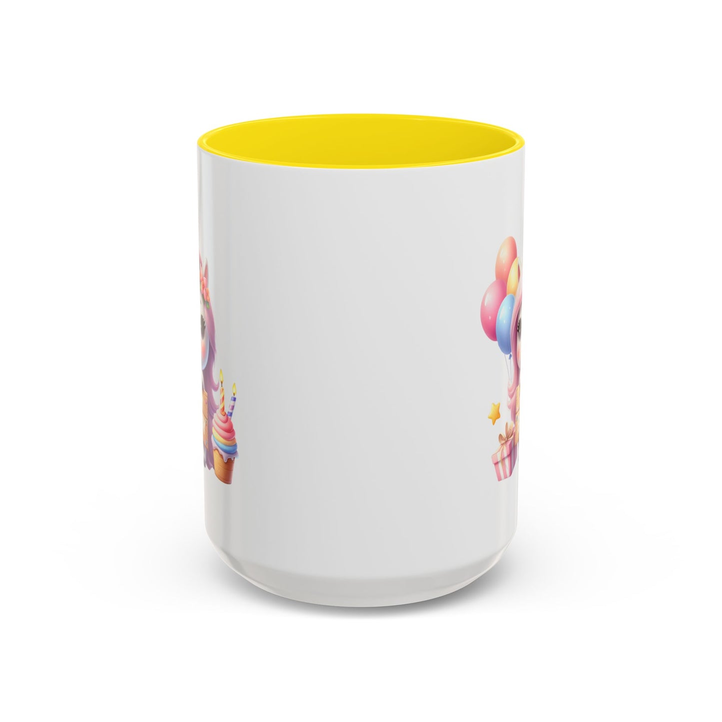 Birthday Mug - Girl Unicorn Happy Birthday Sign 2