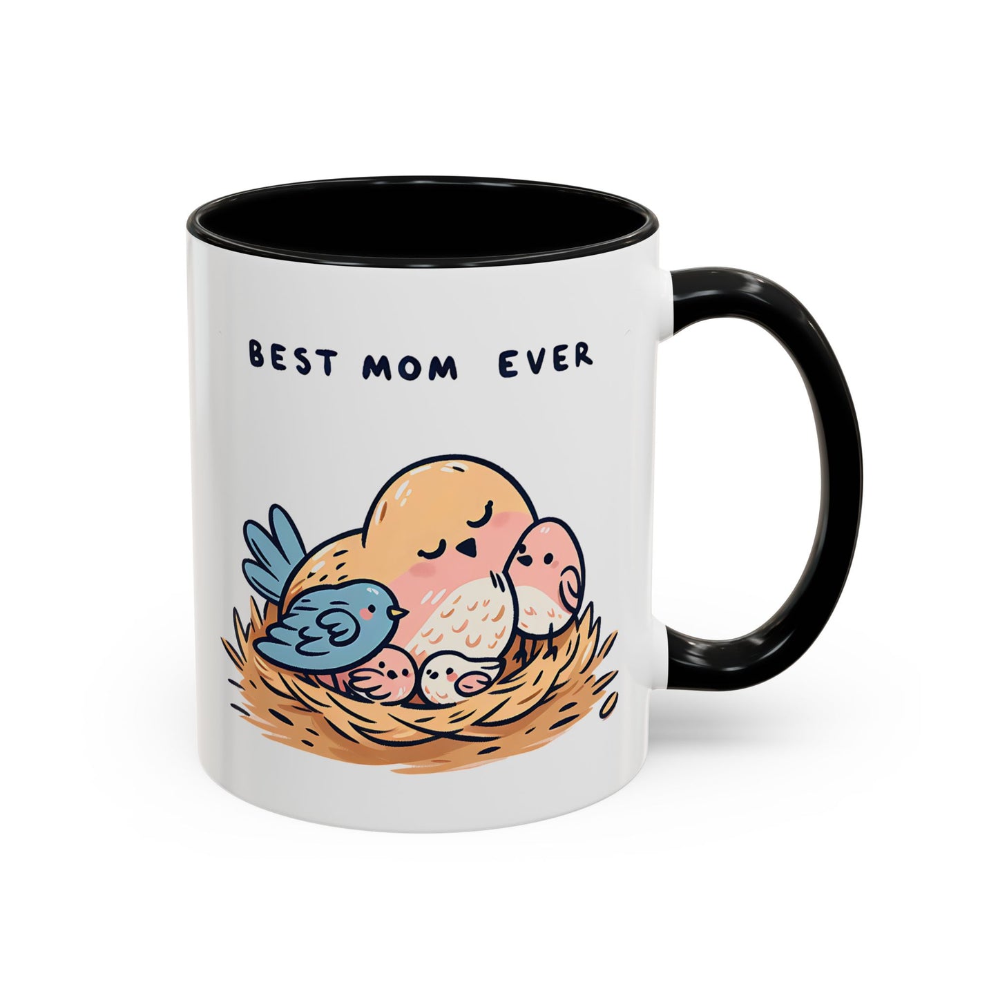 Mother's Day Mug - Best Mom Ever Birds