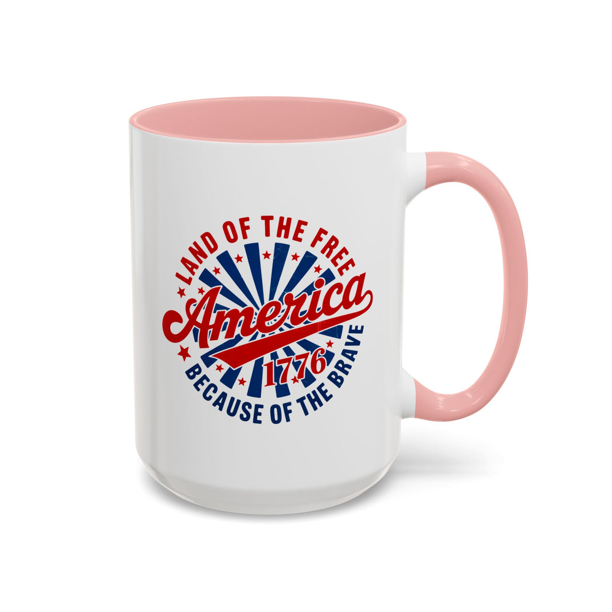 4th of July Mug - America 1776 Land of the Free
