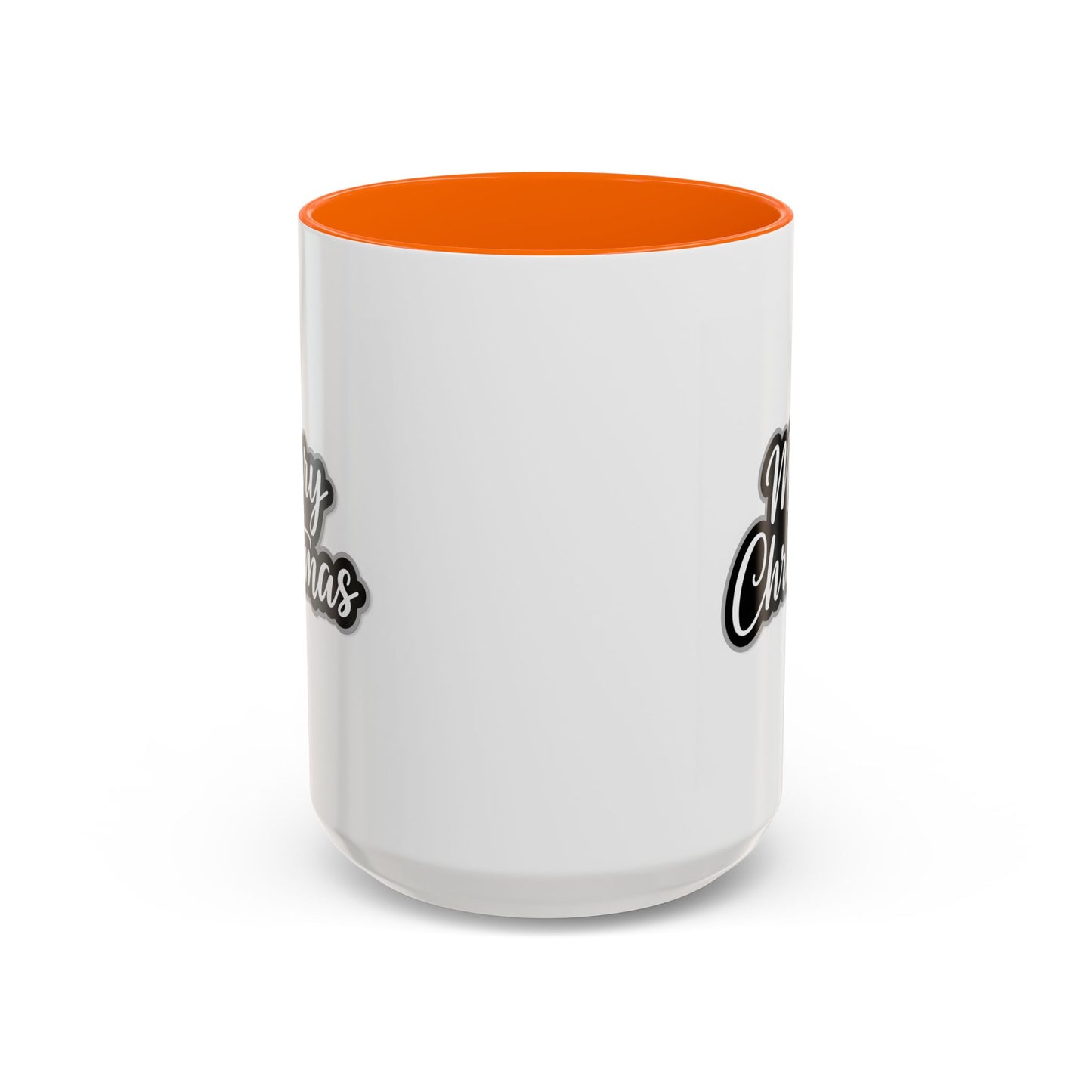 Christmas Mug - Merry Christmas White Black & Grey Text