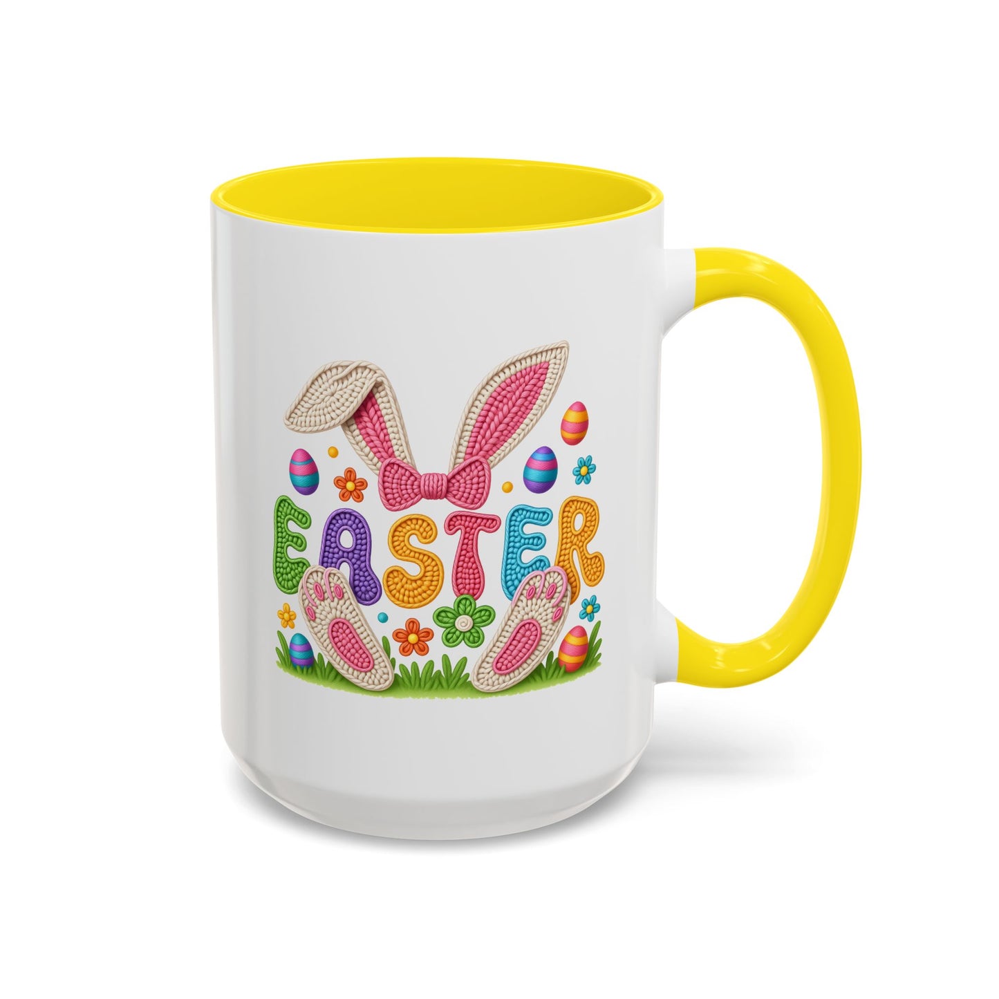 Easter Mug - Yarn Easter Bunny