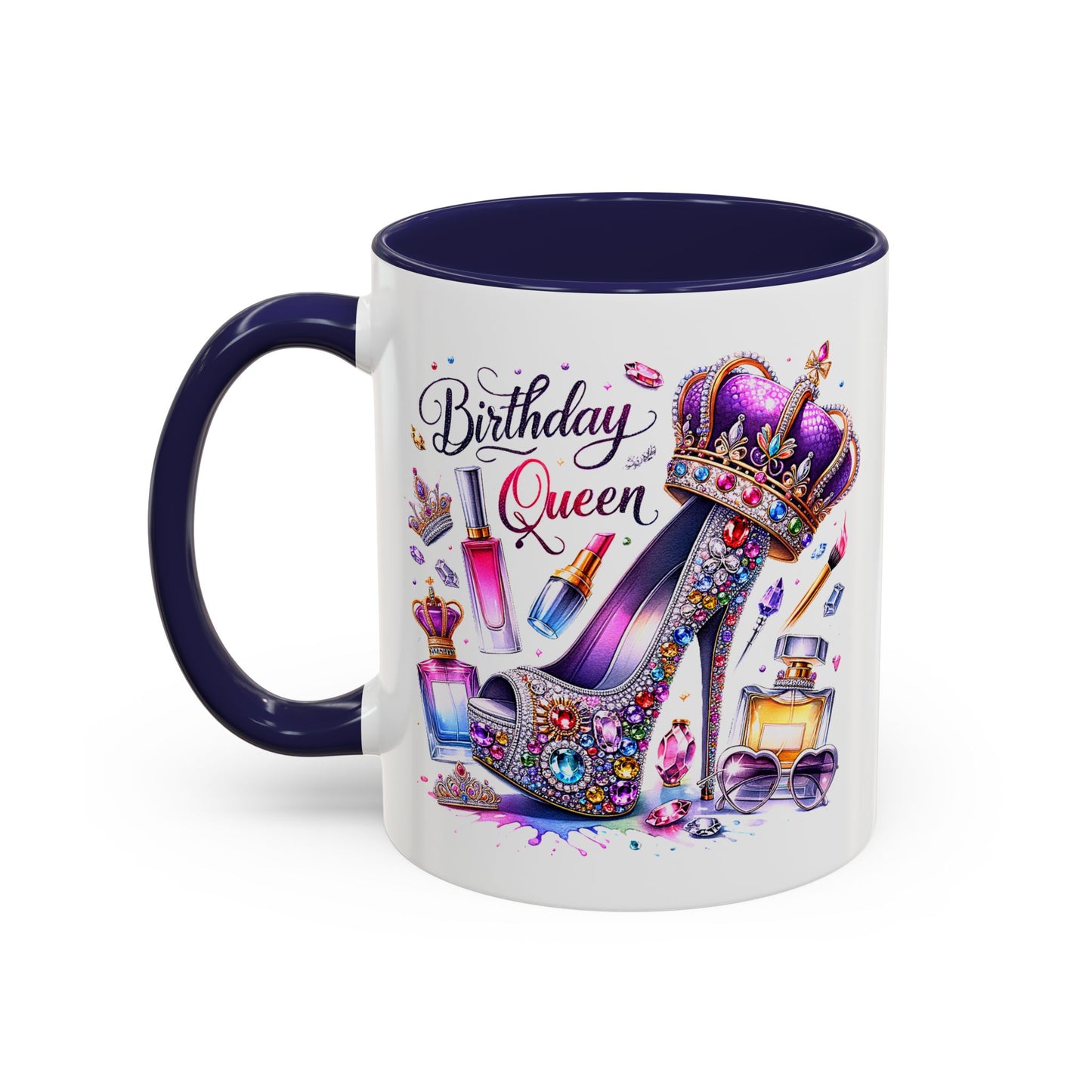 Birthday Mug - Birthday Queen Glitter