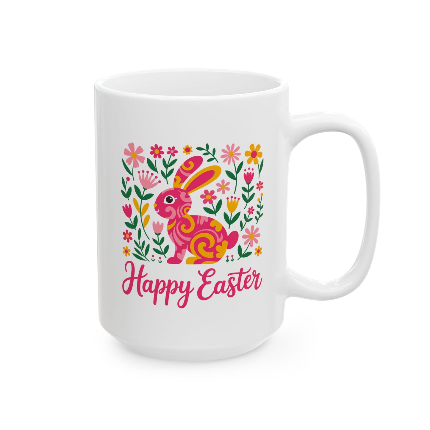 Easter Mug - Floral Bunny