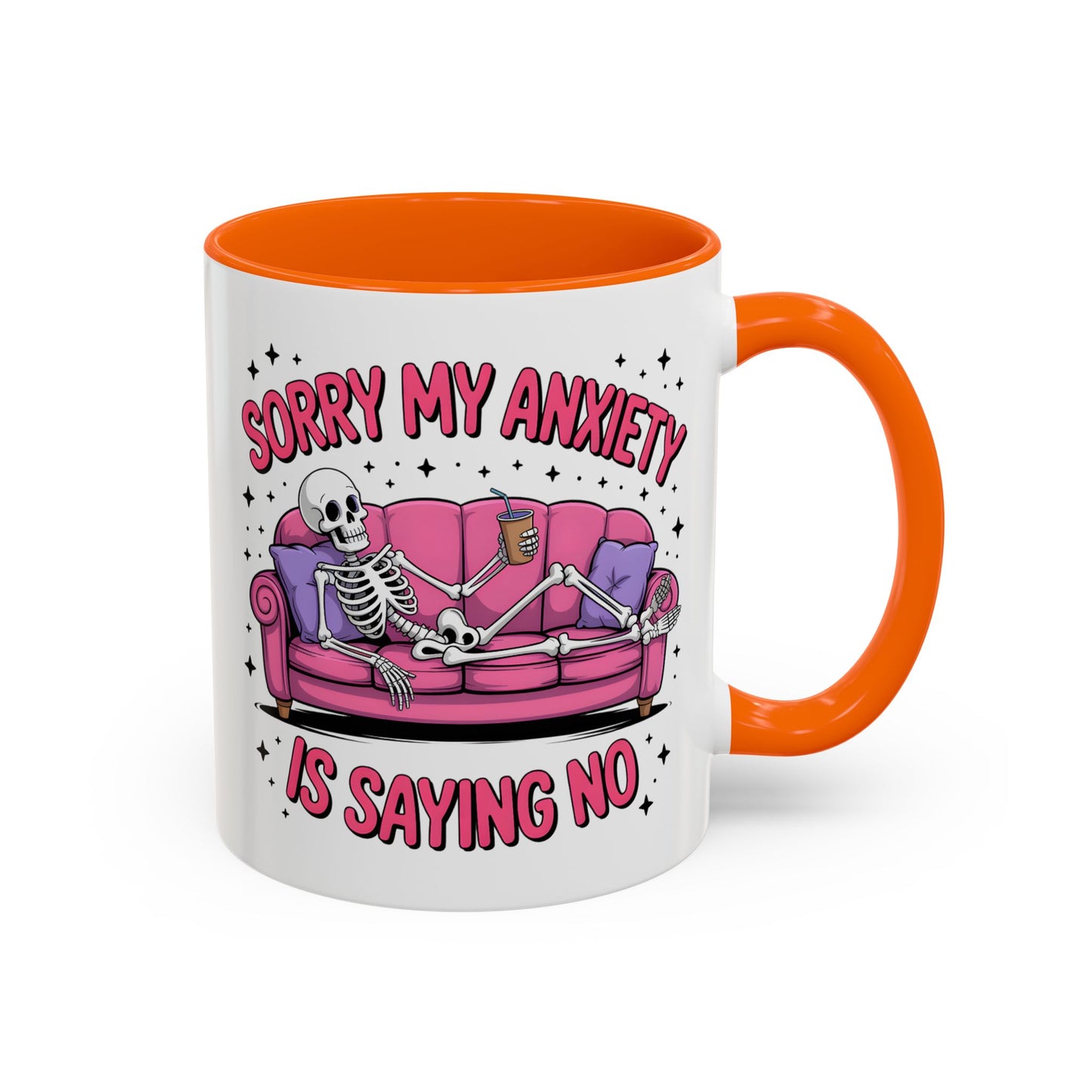 Humor Mug - Sorry My Anxiety