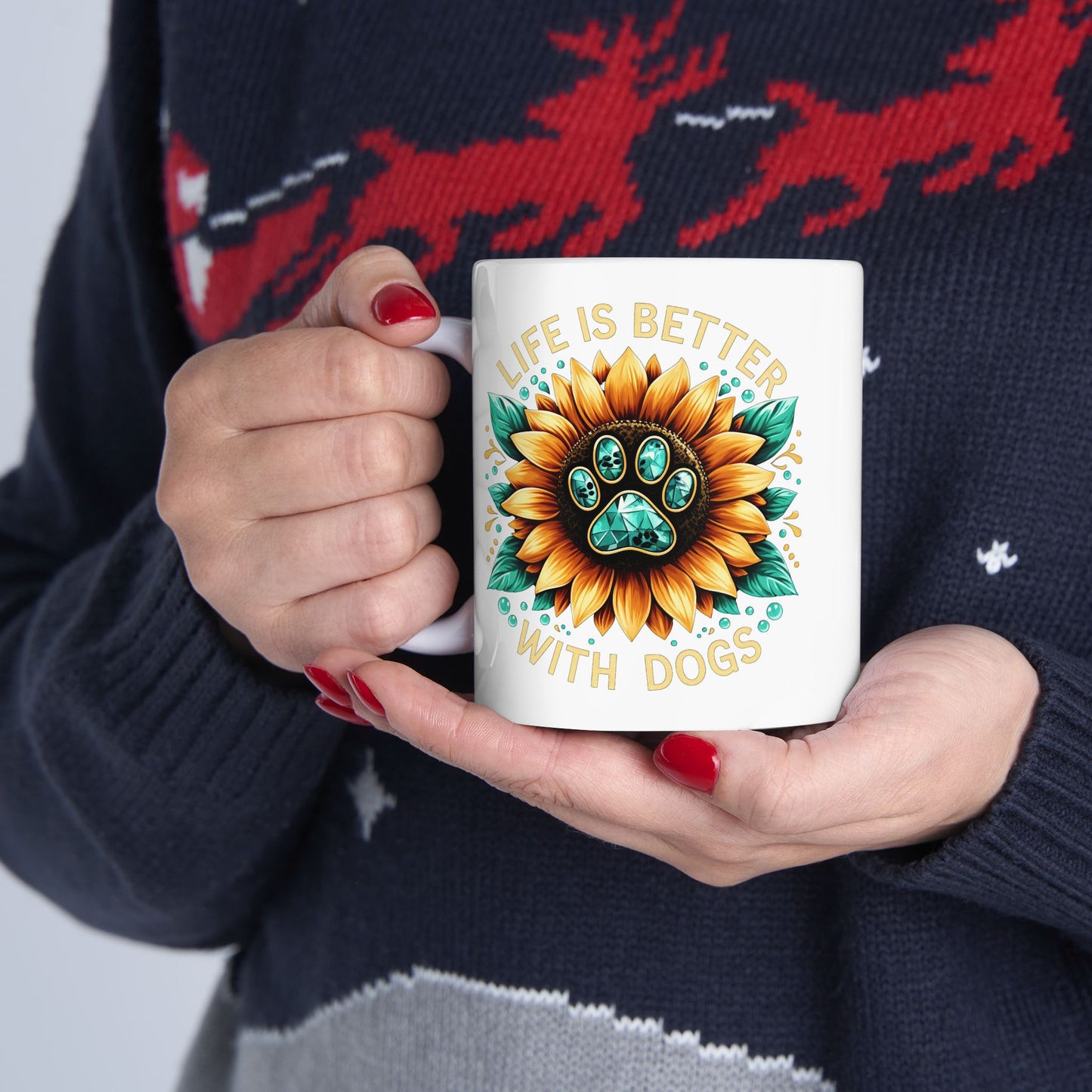 Animal Mug - Life Is Better With Dogs