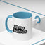 Christmas Mug - Merry Christmas White Black & Grey Text