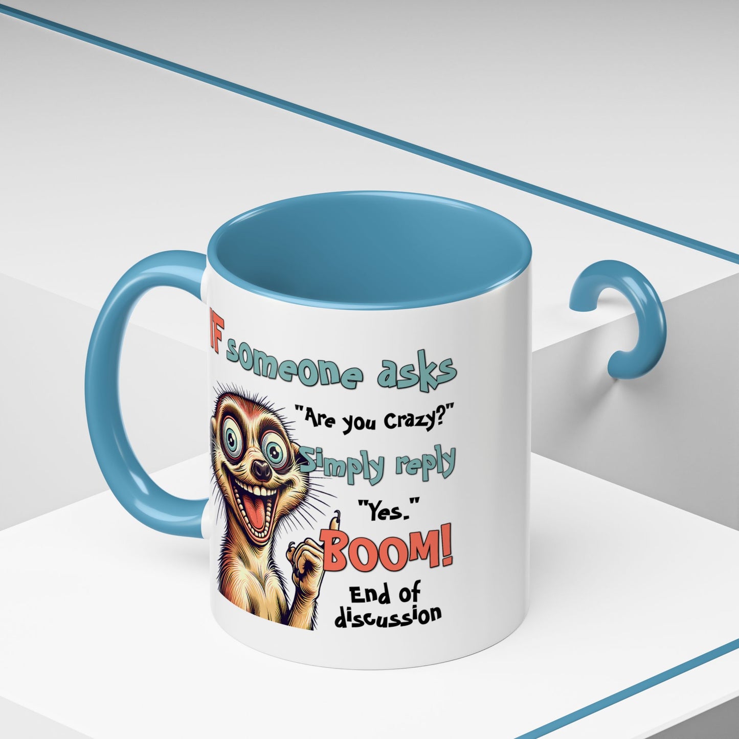 Humor Mug - If Someone Asks Are You Crazy