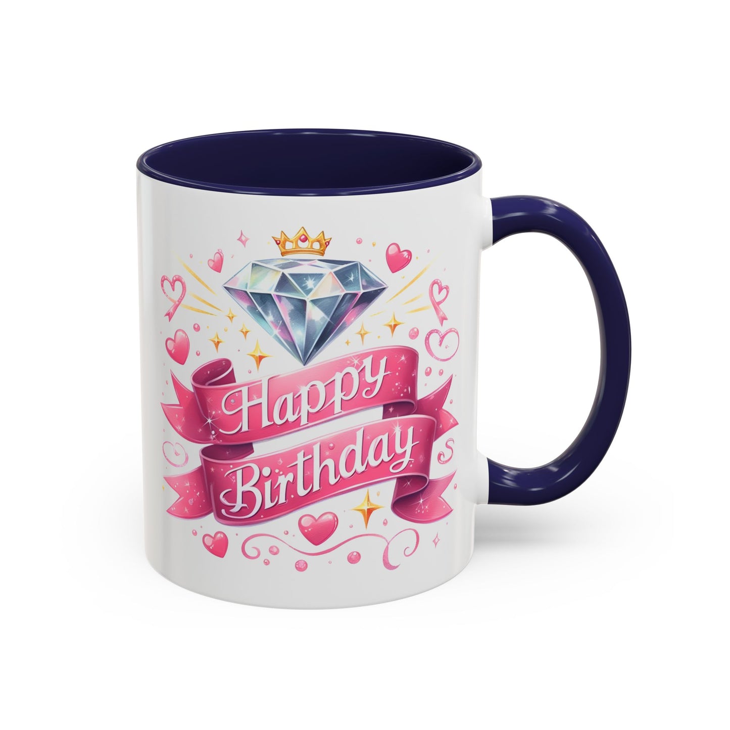 Birthday Mug - Diamond Crown