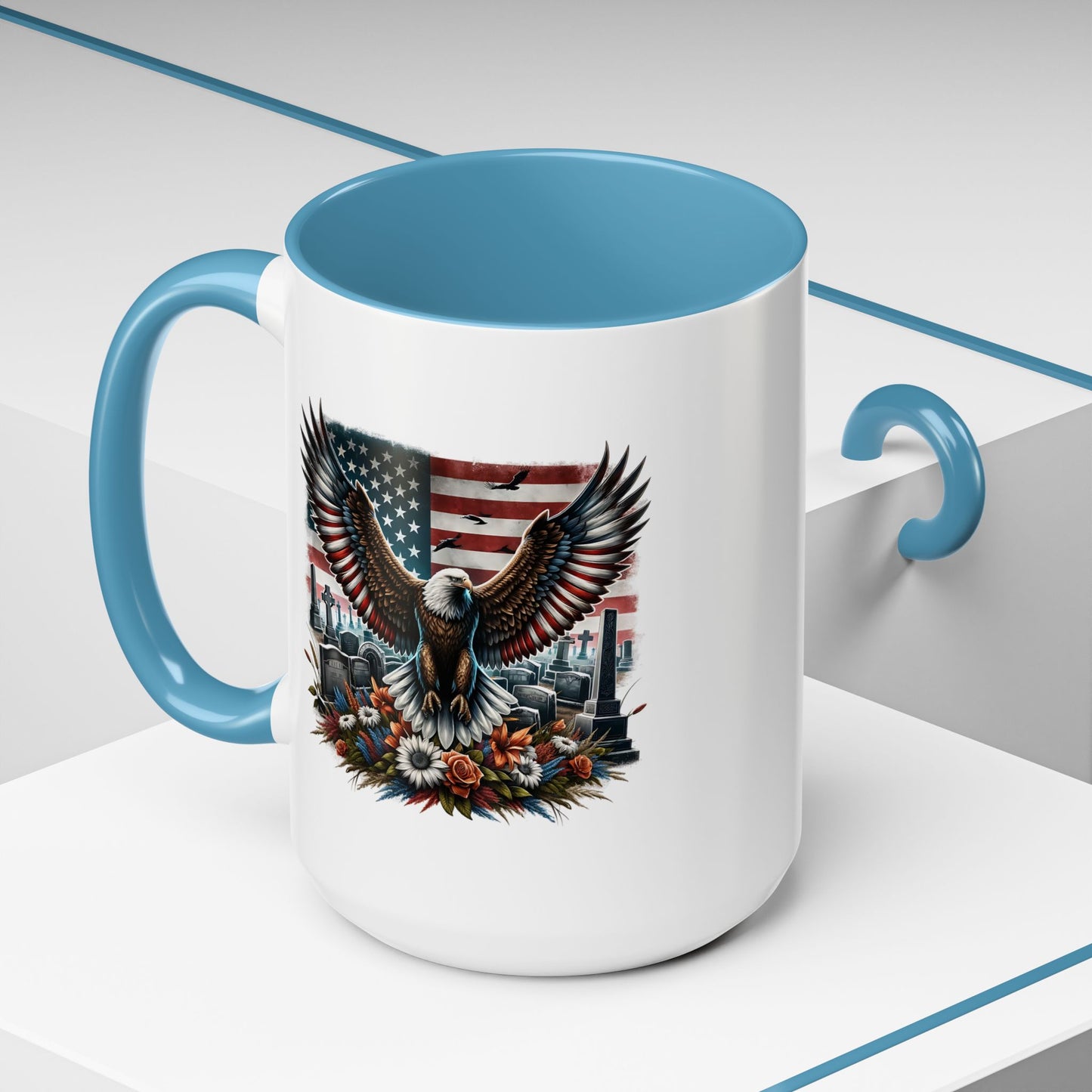 4th of July Mug - American Bald Eagle Memorial