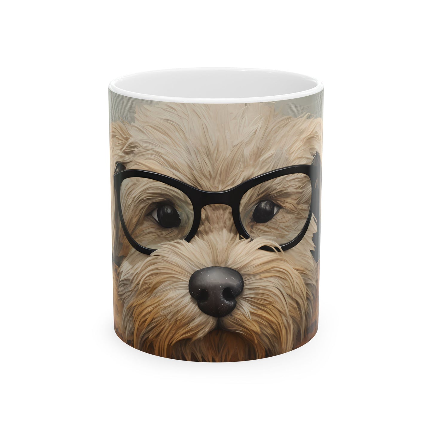 Artistic Mug - Felted Dog 4