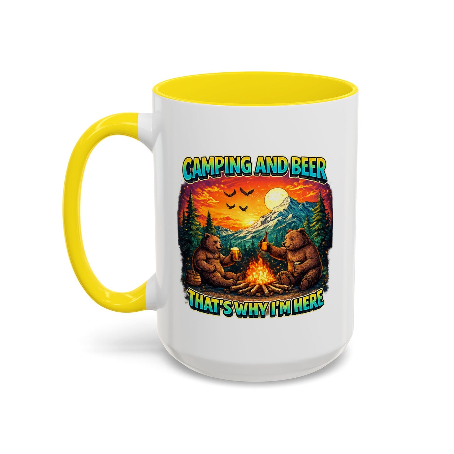 Humor Mug - Camping and Beer