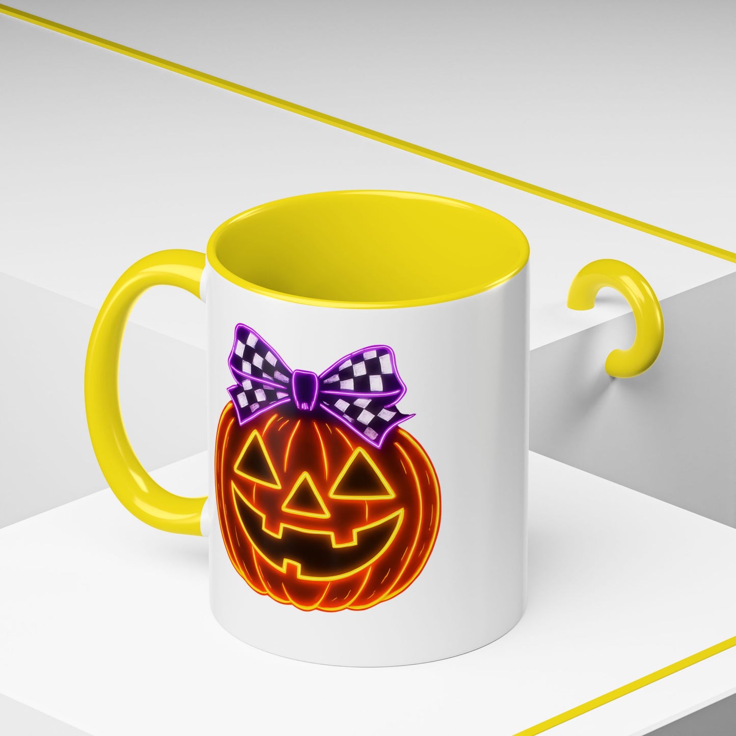 Halloween Mug - Purple Bow's Pumpkin