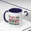 Christmas Mug - Ho Ho Ho Merry Christmas Green & Red Text 2