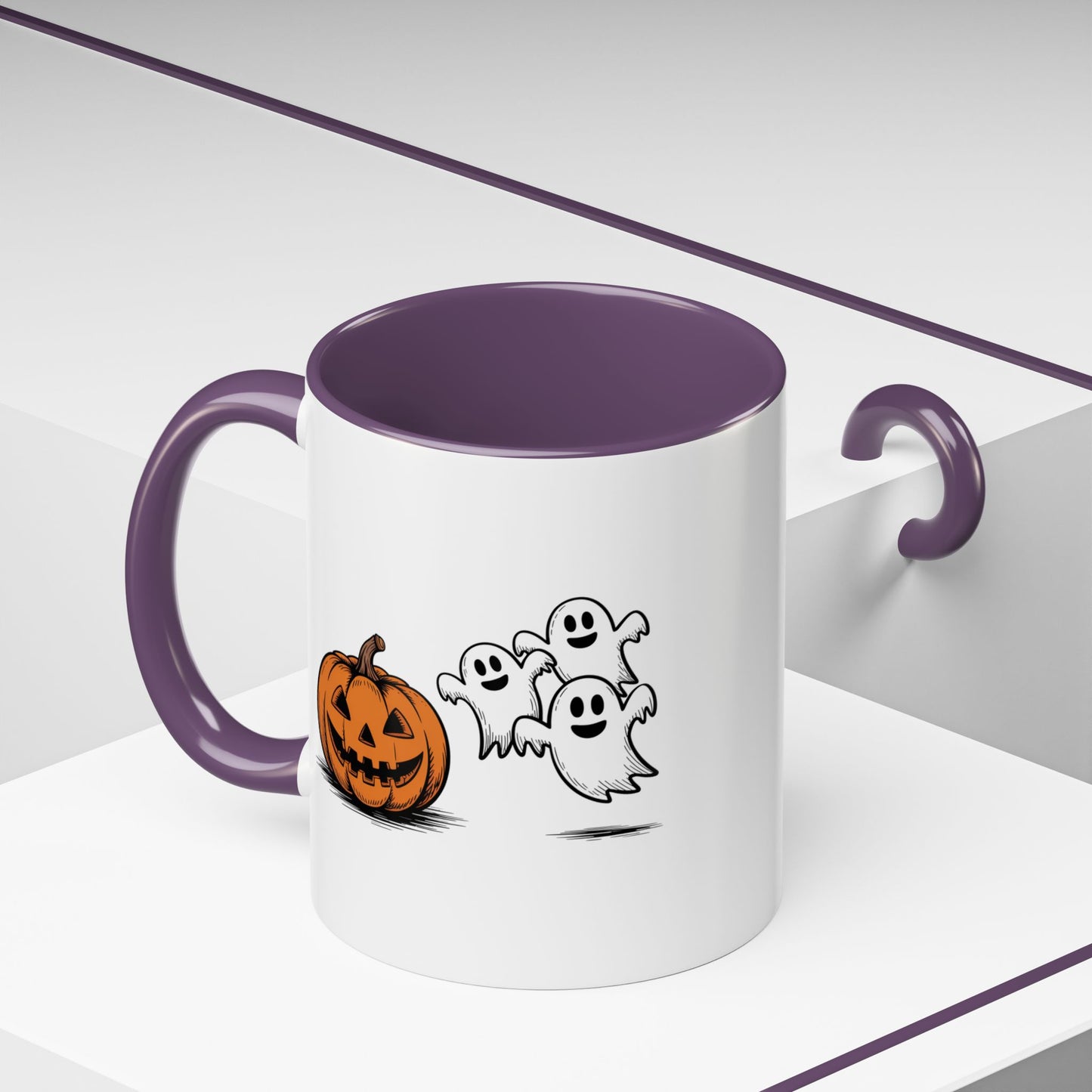 Halloween Mug - Pumpkin & Ghosts