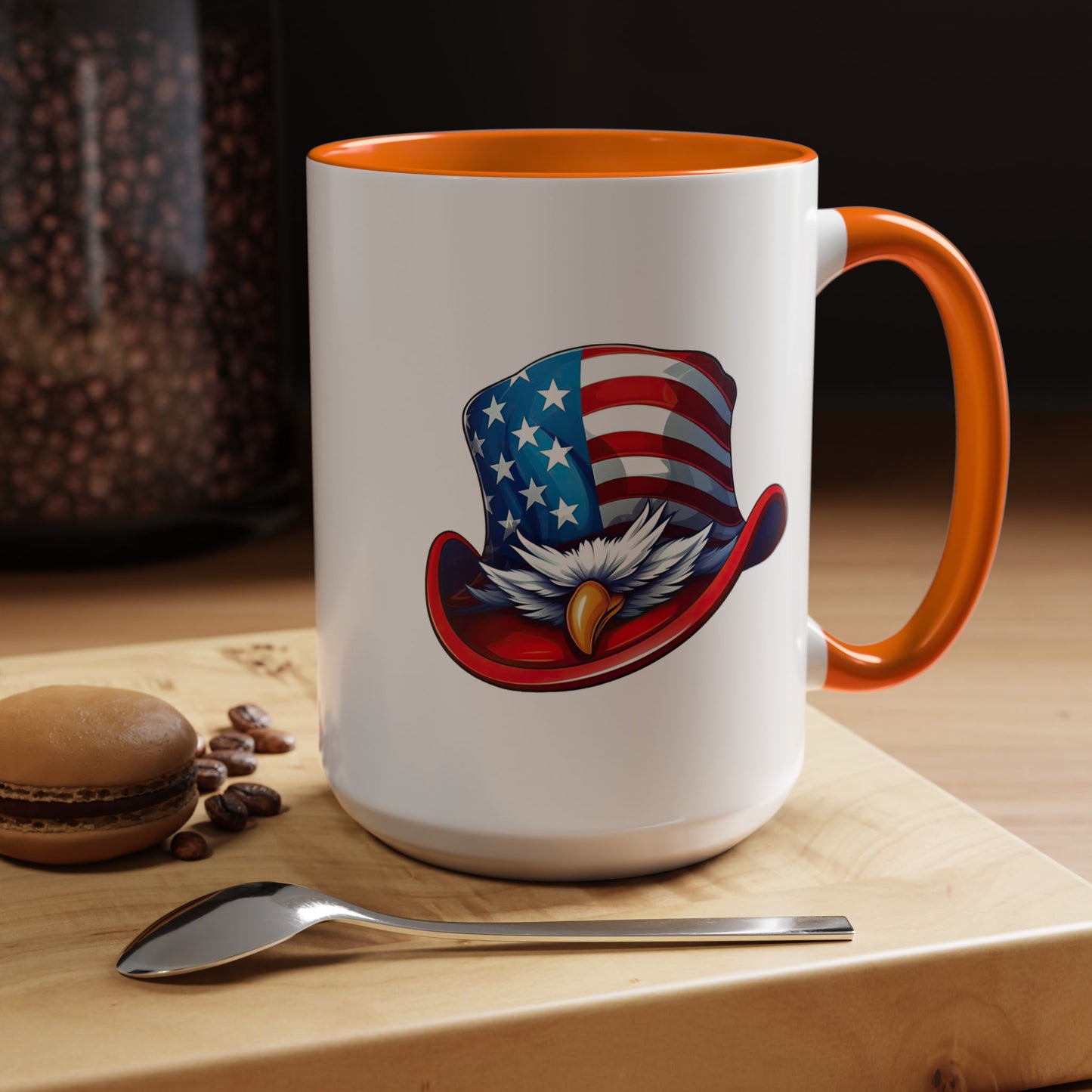 4th of July Mug - Bald Eagle American Hat