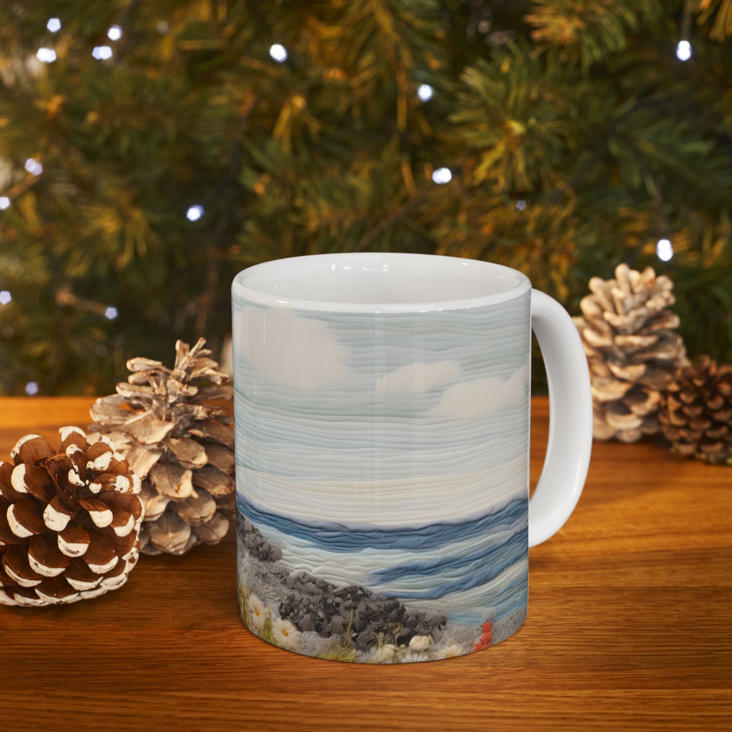 Artistic Mug - Felted Lighthouse 6