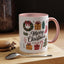 Christmas Mug - Merry Christmas Green Text Presents Tree Candy Cane