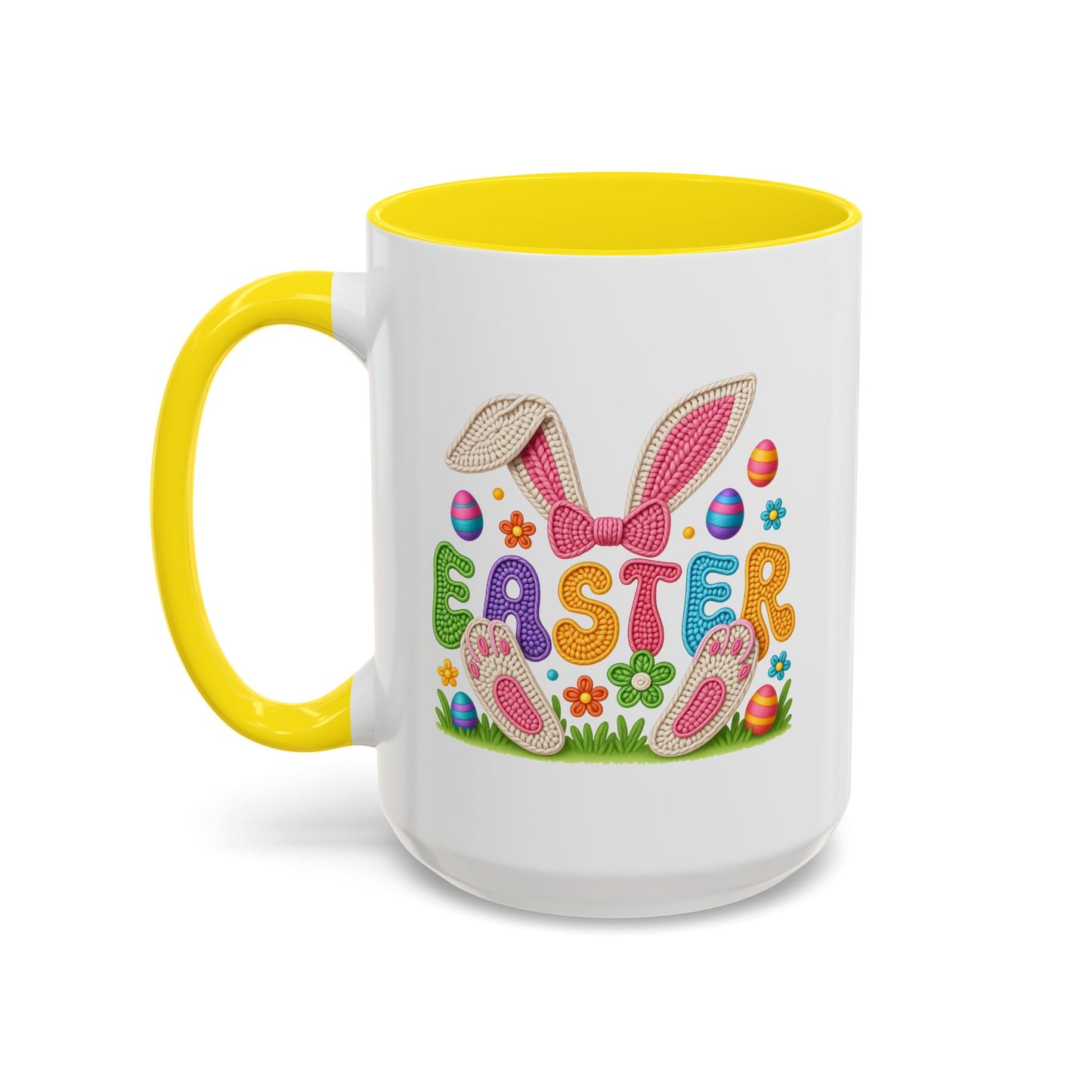 Easter Mug - Yarn Easter Bunny