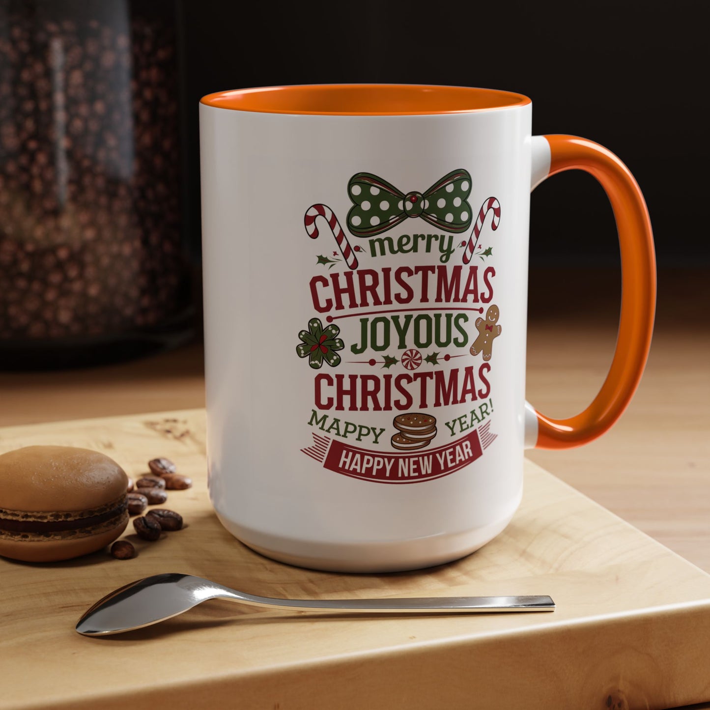 Christmas Mug - Merry Christmas Joyous Christmas Happy New Year