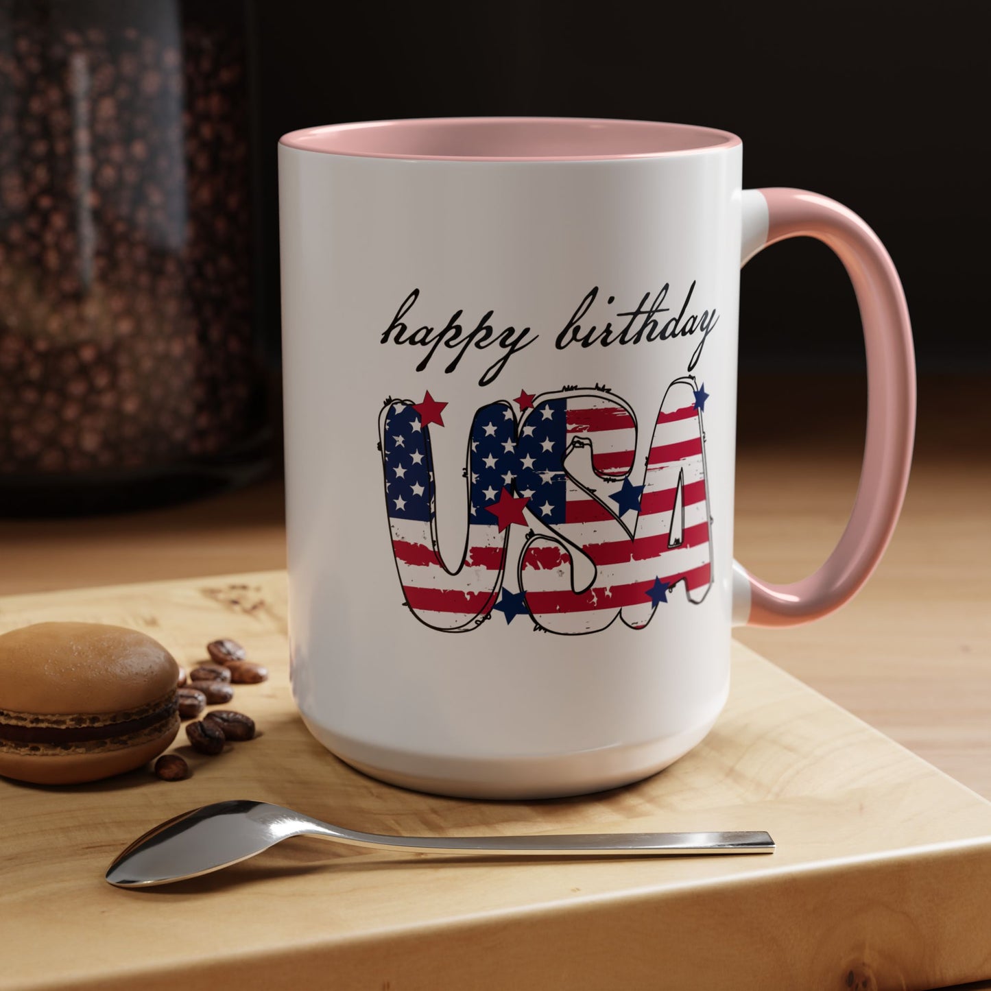 4th of July Mug - Happy Birthday USA