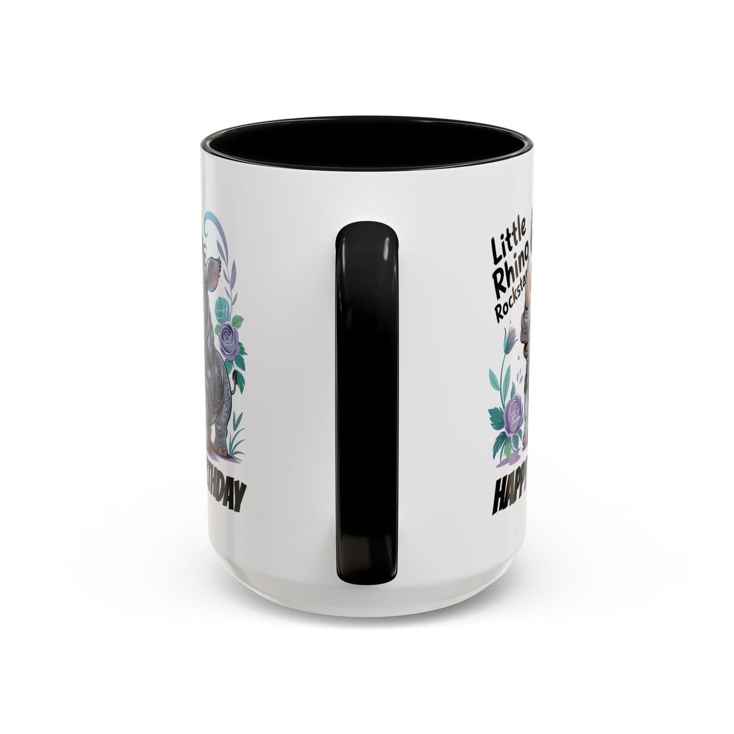 Birthday Mug - Happy Birthday Little Rhino Rockstar