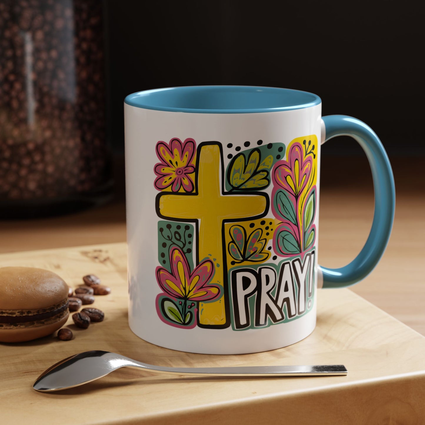 Religious Mug - Pray Cross