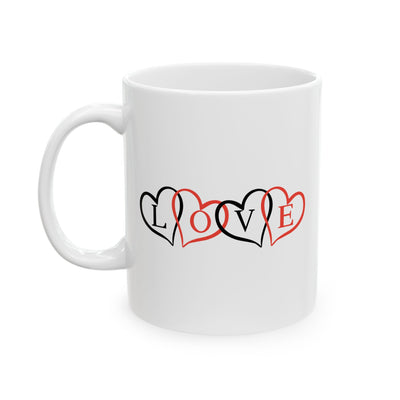 Valentine's Day Mug - Love Hearts