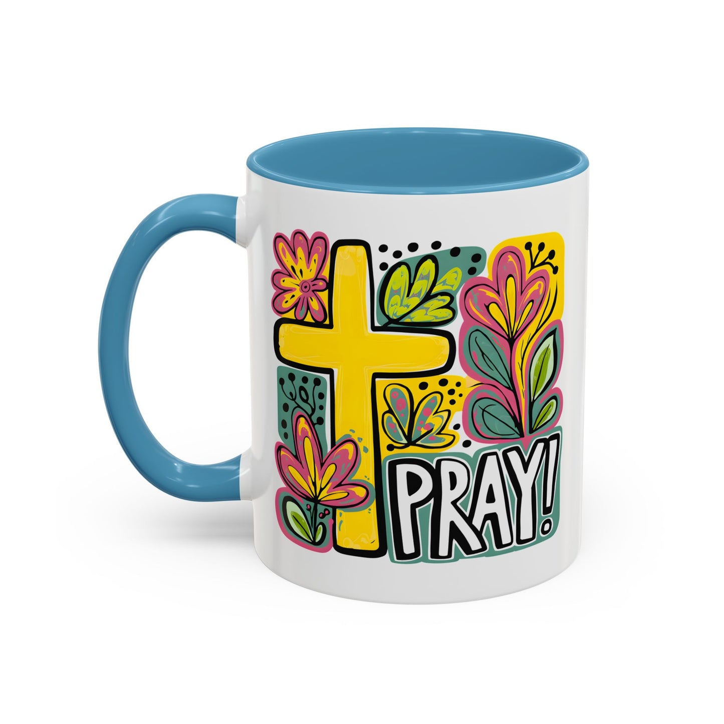 Religious Mug - Pray Cross