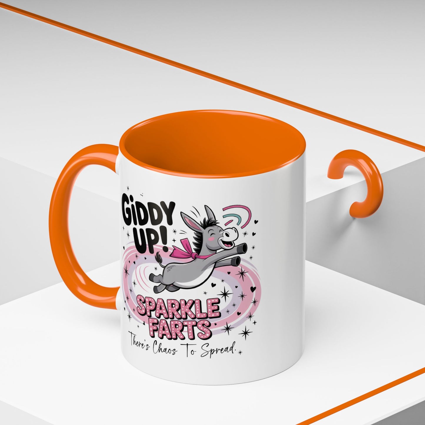 Humor Mug - Giddy Up Sparkle Farts