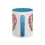 Mother's Day Mug - Love You Mom Retro Heart